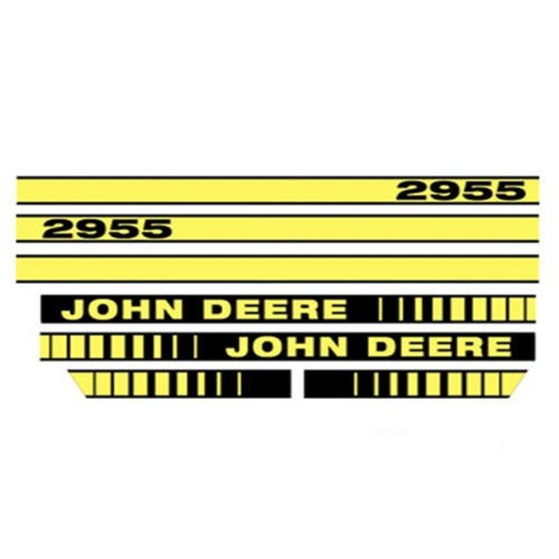 2955 Hood Decal fits John Deere 2955 JD2955