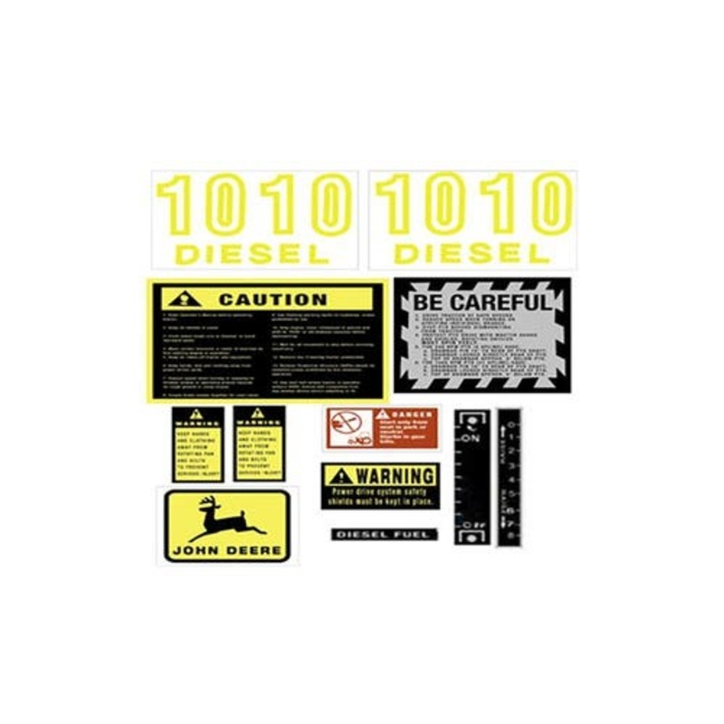 Hood Decal 1010 fits John Deere 1010 1010 JD1010
