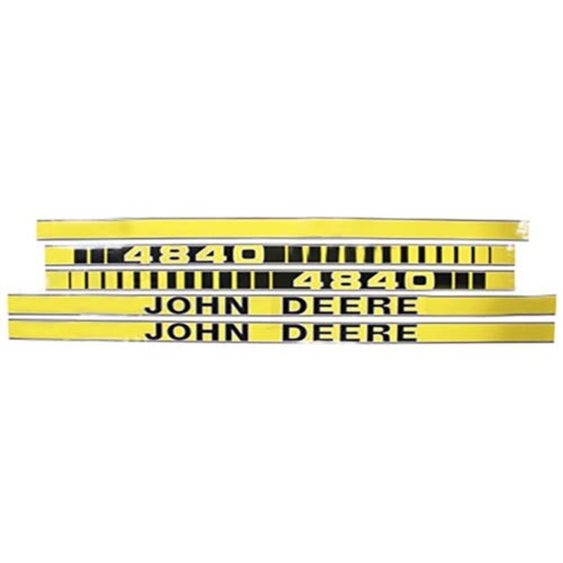 Hood Decal 4840 fits John Deere 4840 JD4840