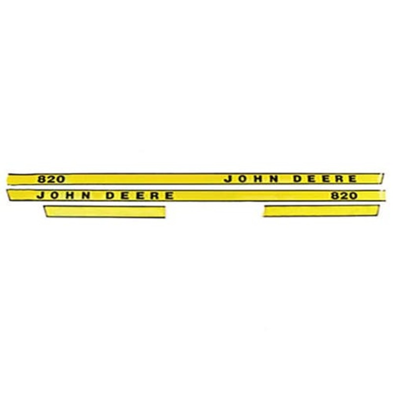 Hood Decal 820 fits John Deere 820 JD820L