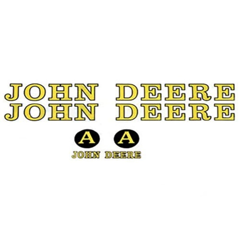 Hood Decal A fits John Deere A JDA