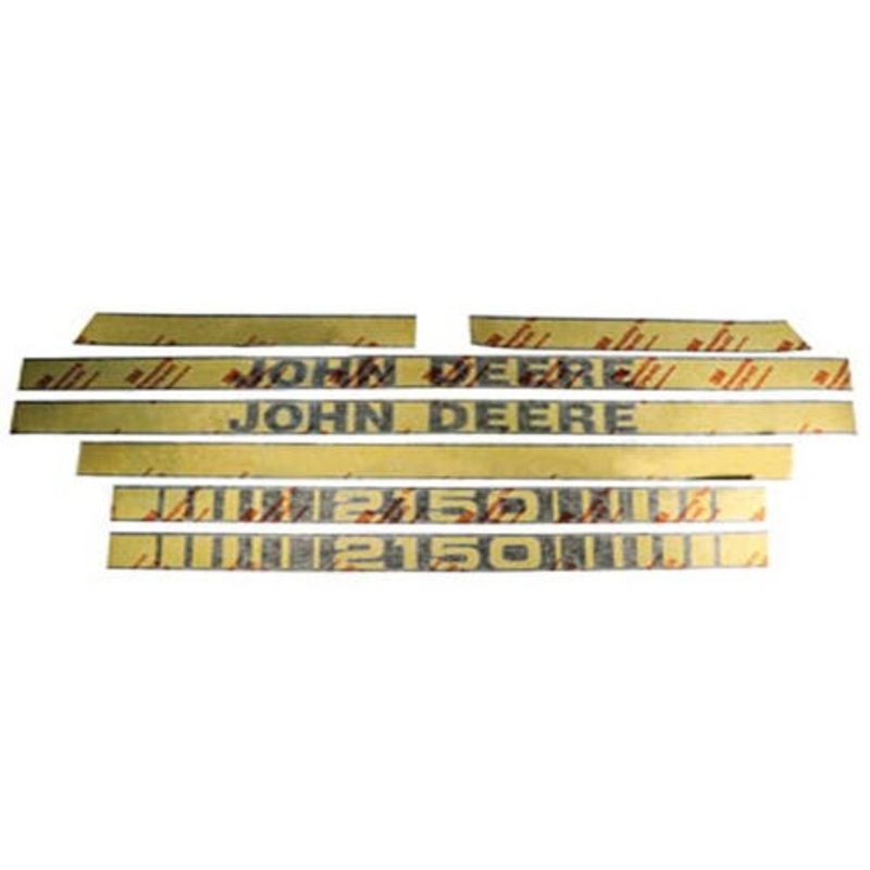 Tractor Decal Set Hood 2150 Yellow fits John Deere 2150 JD405
