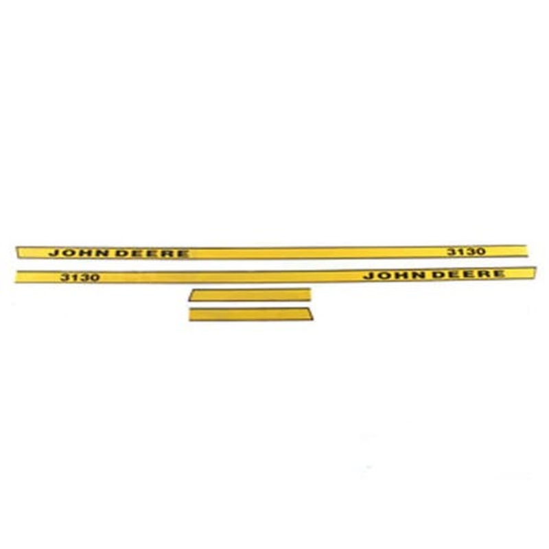 Tractor Decal Set Hood 3130 Yellow fits John Deere 3130 JD414