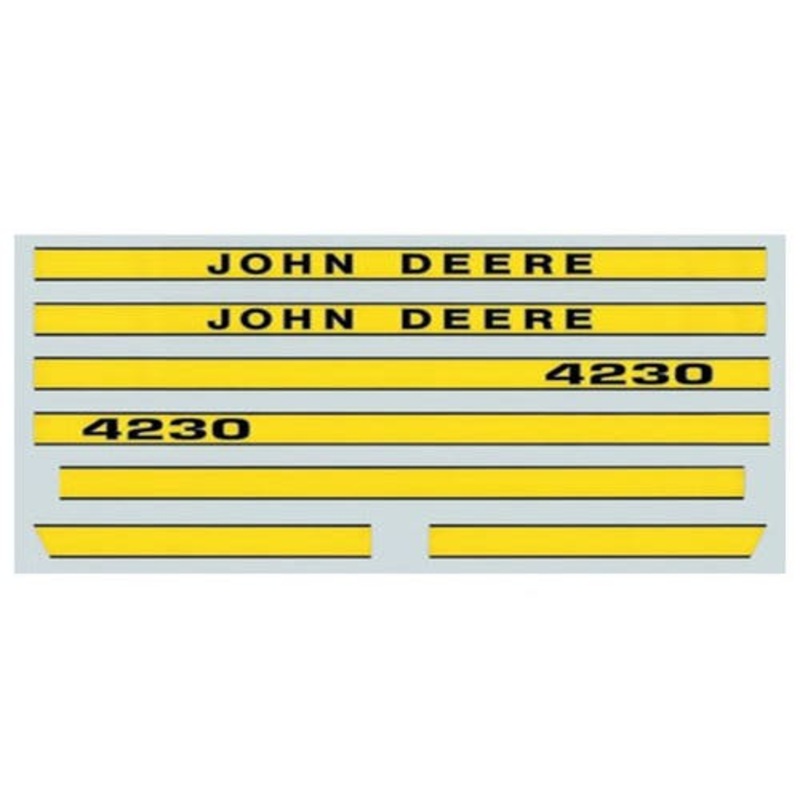 Tractor Decal Set Hood 4230 Yellow fits John Deere 4230 JD4230