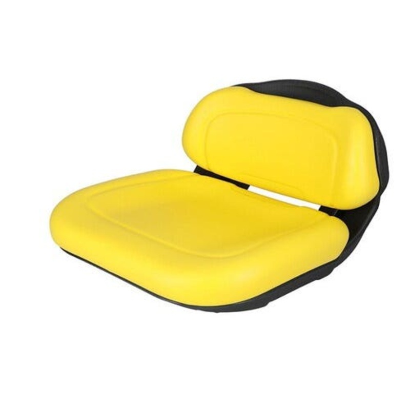 Seat Assembly - Yellow fits John Deere X300 X300R X304 X305R X310 X320 X324 X340 X350 X360 X370 X380 X384 X390 X394 X530 X570 X580 X500 X520 AM136044