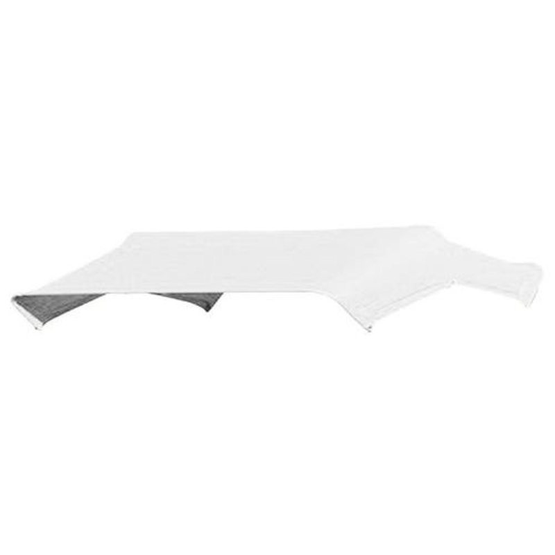 3-Bow Tractor Canopy Replacement Cover 48" 10 oz. Duck Canvas - White