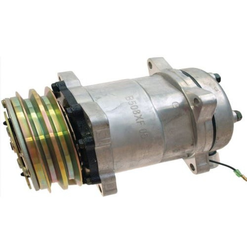 Air Conditioning Compressor with Clutch fits New Holland 86508521 fits Case 2090 2094 2290 2294 2390 2394 2590 2594 86508521 fits Case IH 86508521