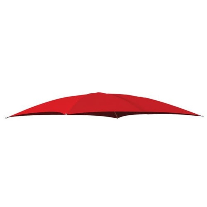 ROPS Tractor Umbrella Canopy Replacement Cover 54" 10 oz. Duck Canvas - Red