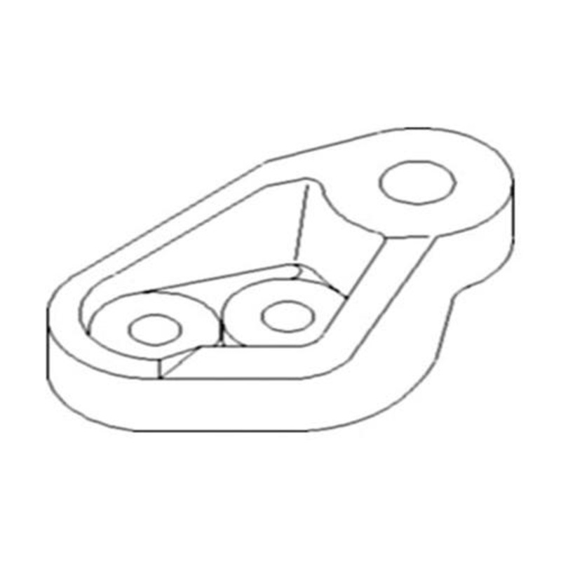 Steering Cylinder Arm - Right Hand fits Case IH 2377 2388 412304A1 AV102004