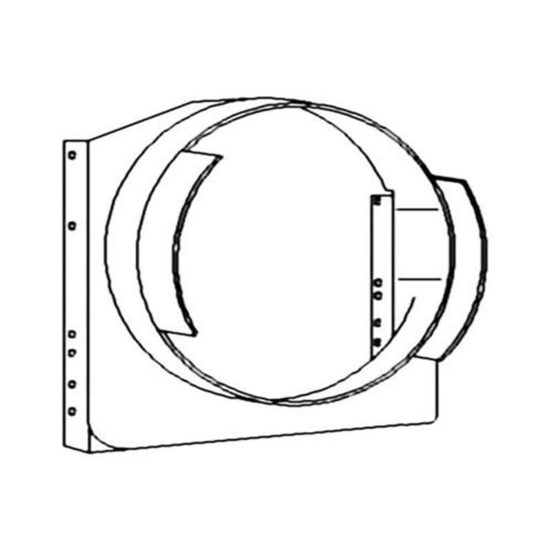 Fan Shroud fits Massey Ferguson 30E 40E 30H 240 253 30E 40E 30H 1662126M95