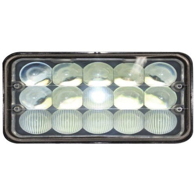 LED Conversion Front Fender Outer Light Hi/Lo Beam fits Challenger 65 65B 65C 75 75C 85C fits Caterpillar 9W0049