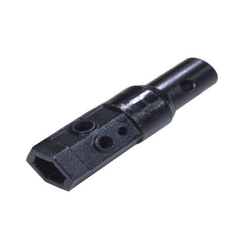 All States - Skid Steer Auger Bit Adapter - Female: 2" Hex Male: 2-9/16" Round fits John Deere fits New Holland fits Case fits International