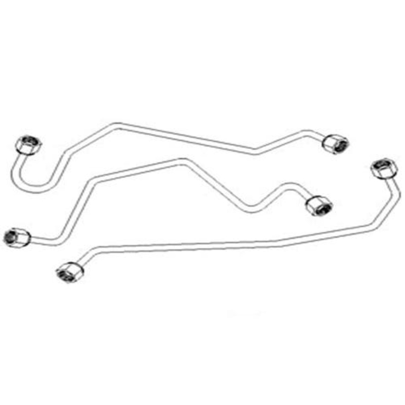 Injection Line Set - 3 Cylinder fits Massey Ferguson 40 2200 135 150 20 20D 30E 30H 40 2200 20 20D 30E 30H 240 230 235 3638623M91 3638625M91