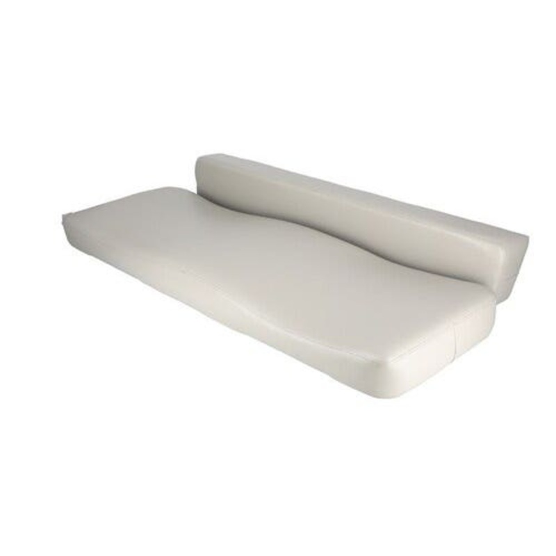 Seat Cushion Set - 2 Piece Vinyl Gray fits Kubota RTV900 7561-56000