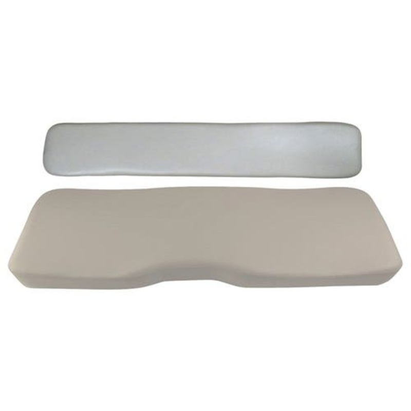 Seat Cushion Set - 2 Piece Vinyl Gray fits Kubota RTV900 K7561-56010 K7561-56020