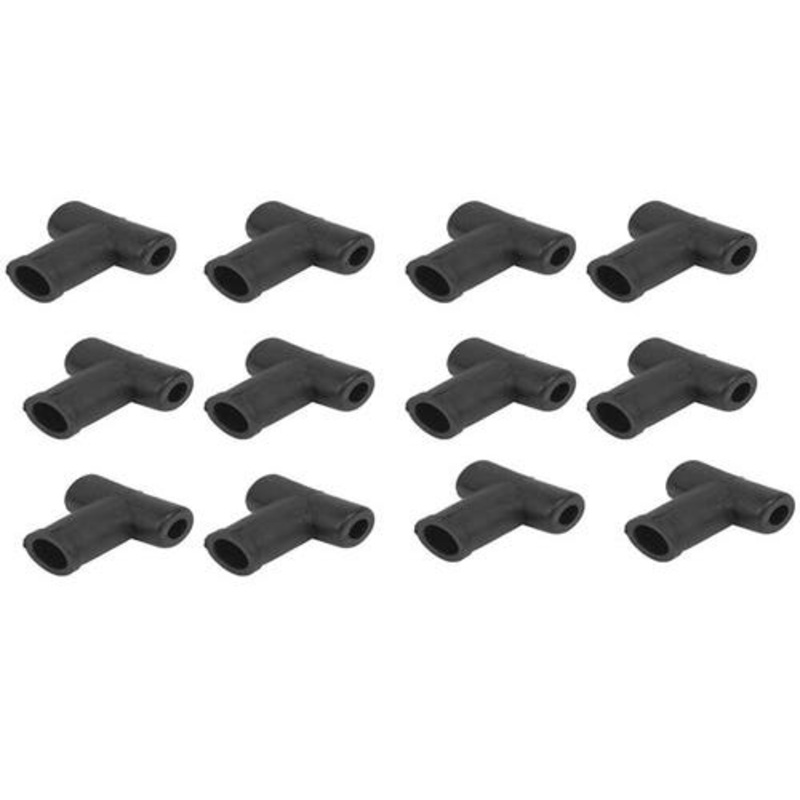 Fuel Injection Return T Boot - 12 Pack fits John Deere 4230 4240 4430 4440 T23425 fits White 163670A fits Oliver 163670A