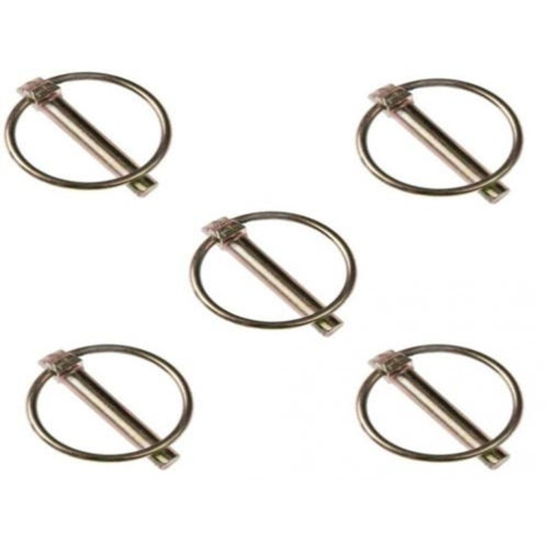 Lynch Pin 7/16" x 1-1/2" x 1-3/4" With Chain 5 Pack