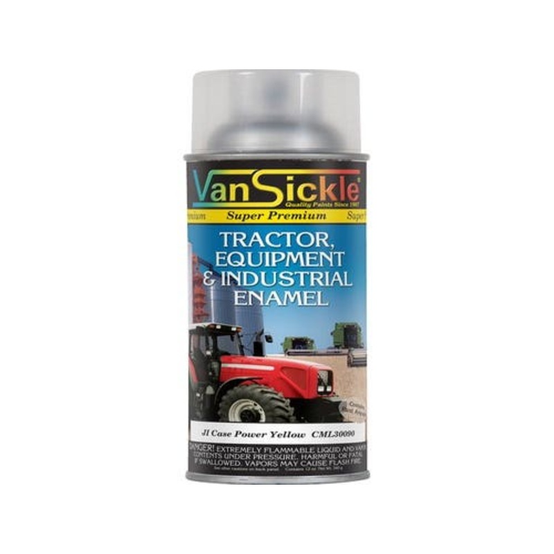 Case Power Yellow Tractor Aerosol fits Paint Case