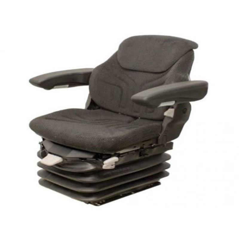 Seat Assembly - Air Suspension Black/Gray Fabric fits International Hydro 186 786 886 986 1086 1486 1586 3288 3388 3488 3588 3688 3788 5088 5288 5488