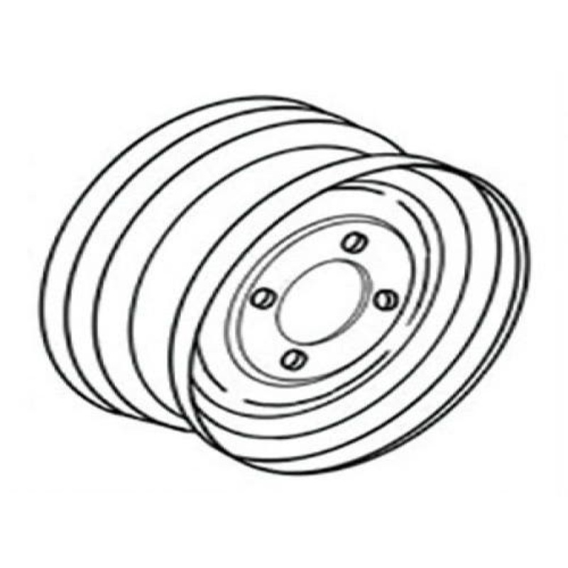 Rim - Front 10" x 15" fits Vermeer 504L 504M 505L 505M 554XL 555XL 5410 5500 75848001 98A1506