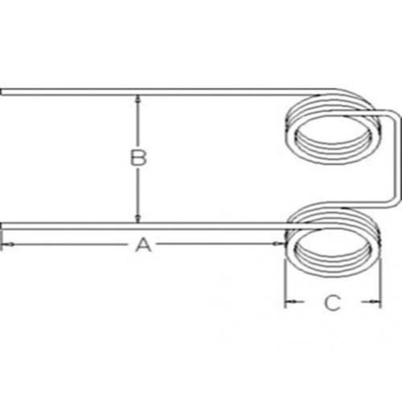 Spring Harrow Tooth fits Krause 1590 2200 76126 fits John Deere PMKS1 PMKS-1