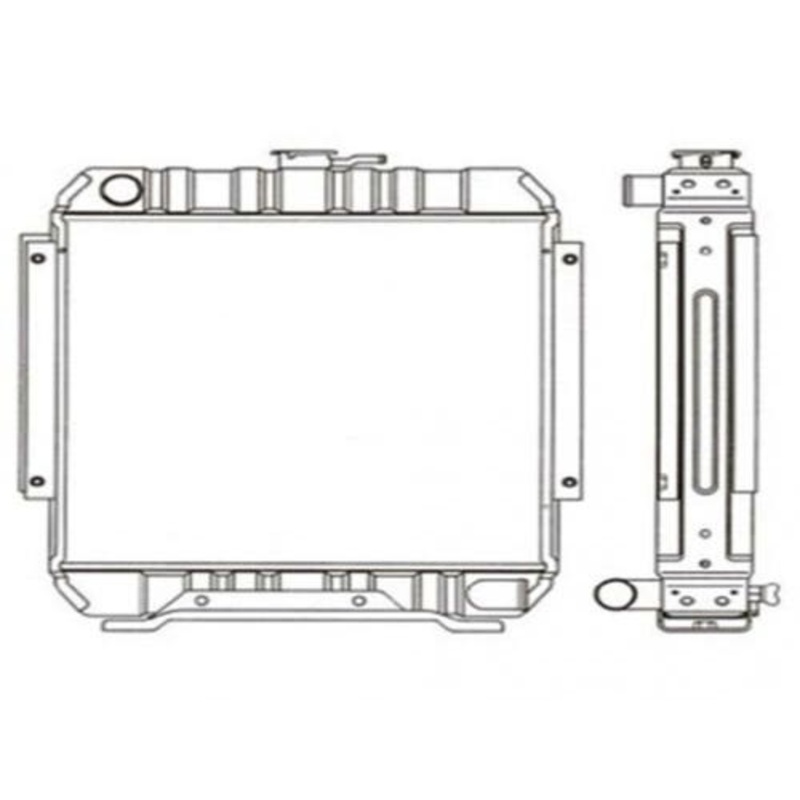 Radiator fits Komatsu PC50UD-2 PC50UUM-2 PC58SF-1 PC50UU-2 PC50UG-2 PC50UU-2 20U-03-21260