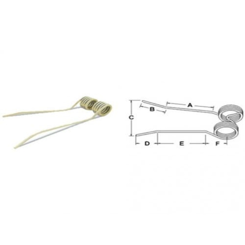 Tedder Tooth fits Hesston 3700 96PZ225 fits Vicon Haybob 300 HS360 510.01.289 510.01.368 51001289 51001368 fits Zweeger Haybob 300 HS360 96PZ4 PZ225