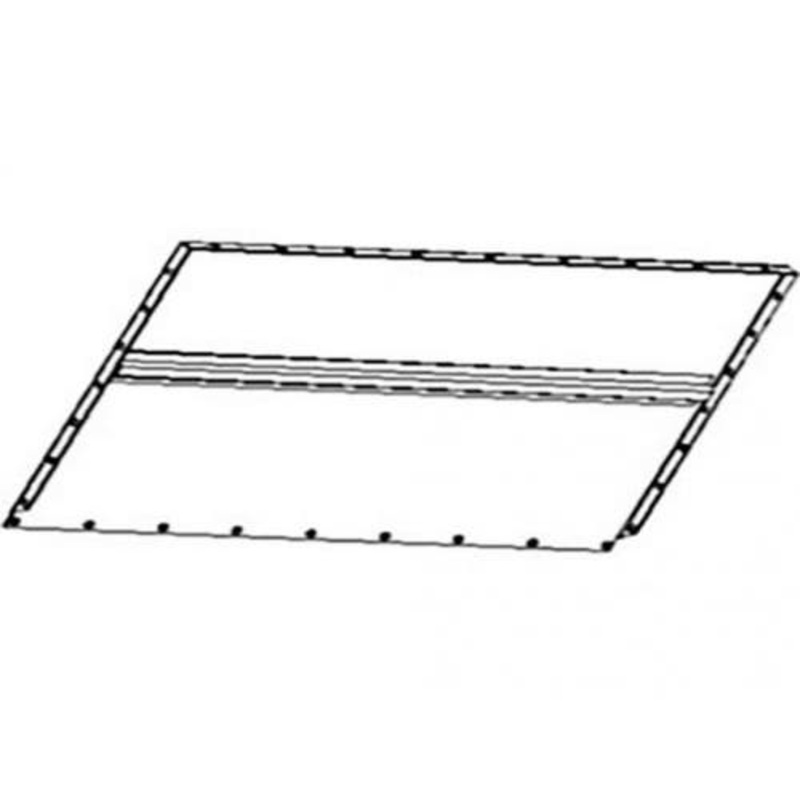 Feeder House Floor Sheet - Upper Back fits John Deere 7700 7701 7720 7721 HUBBJD7700 AH83620