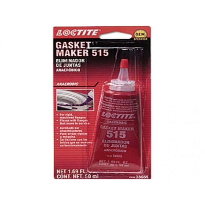 Loctite 515 Gasket Maker Flange Sealant Tube - 50 ml fits Fluids/Chemicals/Oil/Additives Silicone Sealant & Threadlock