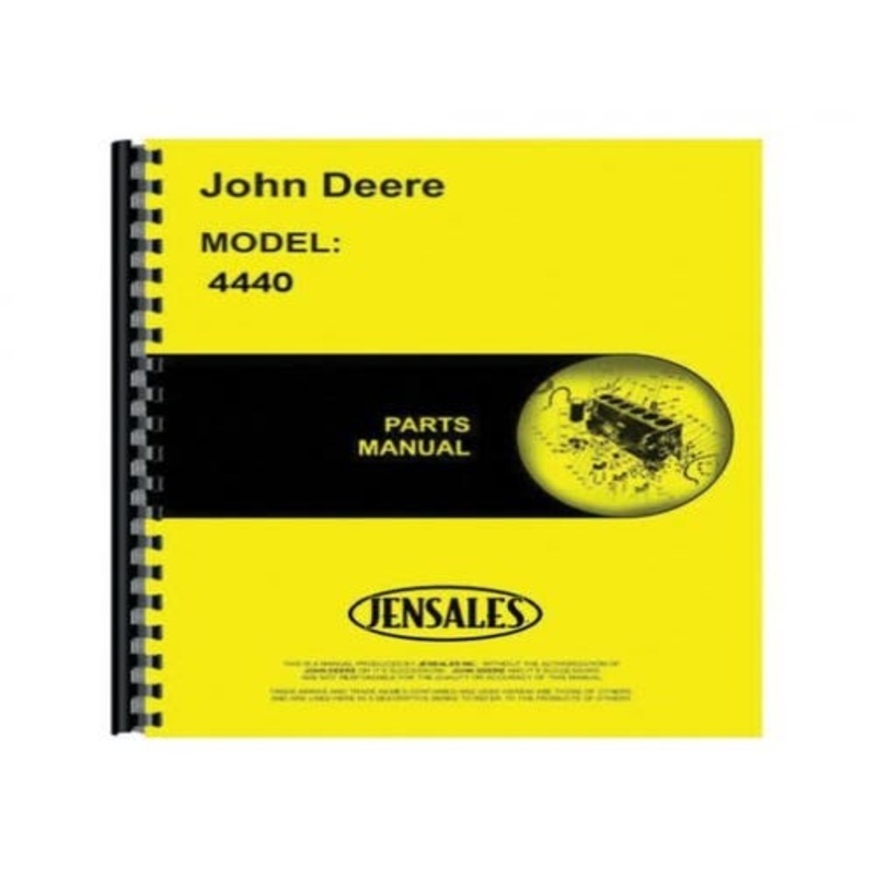 Parts Manual fits John Deere 4440
