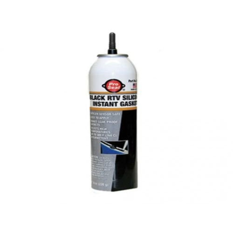 RTV Silicone Instant Gasket Black 8 oz. fits Fluids/Chemicals/Oil/Additives Silicone Sealant & Threadlock