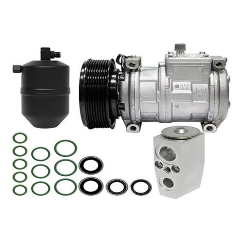 Air Conditioning Kit with Aftermarket Compressor fits John Deere 7250 7350 7380 7450 7480 7550 7580 7750 7780 7850 7980