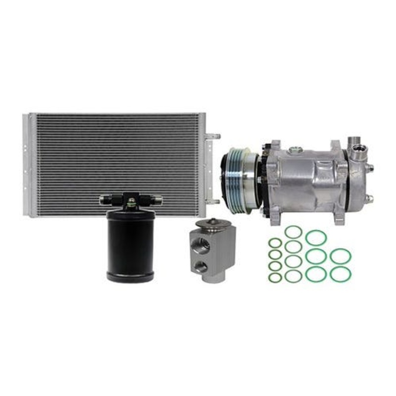 Air Conditioning Kit with Condenser fits New Holland C190 L190 87649991 47395175 48162465 87546517 86625481 87035782