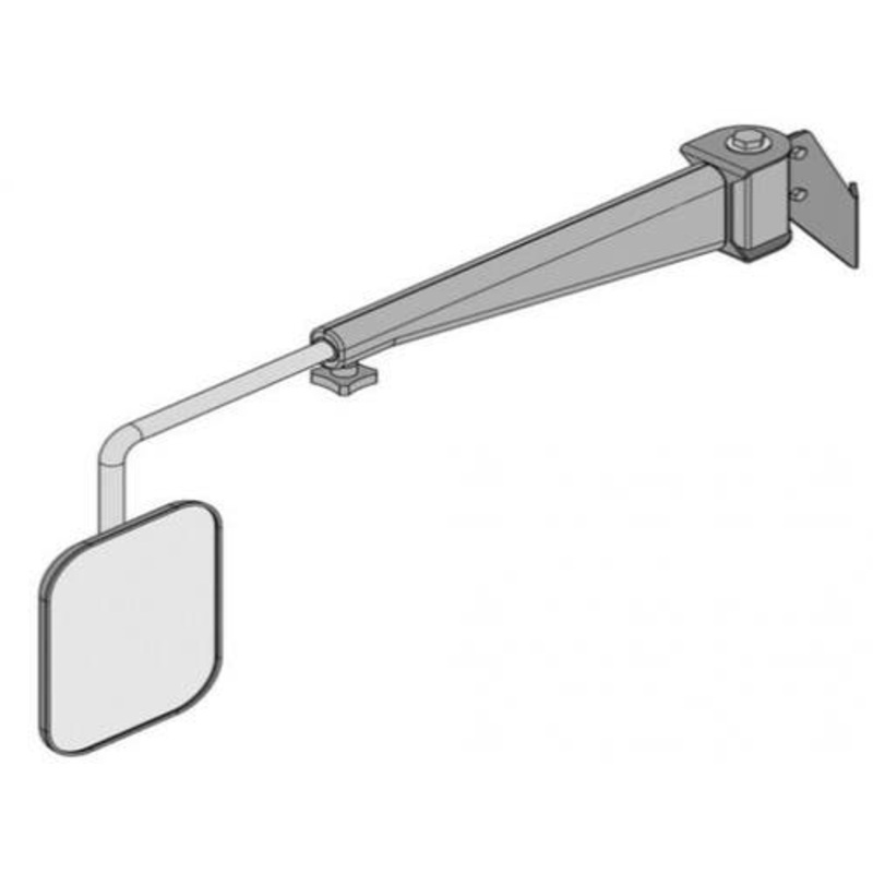 Mirror Assembly w/Extendable Arm - Left Hand 8" x 11" Mirror JD 9000 4WD Series fits John Deere 9100 9120 9200 9220 9300 9320 9400 9420 9520 9620