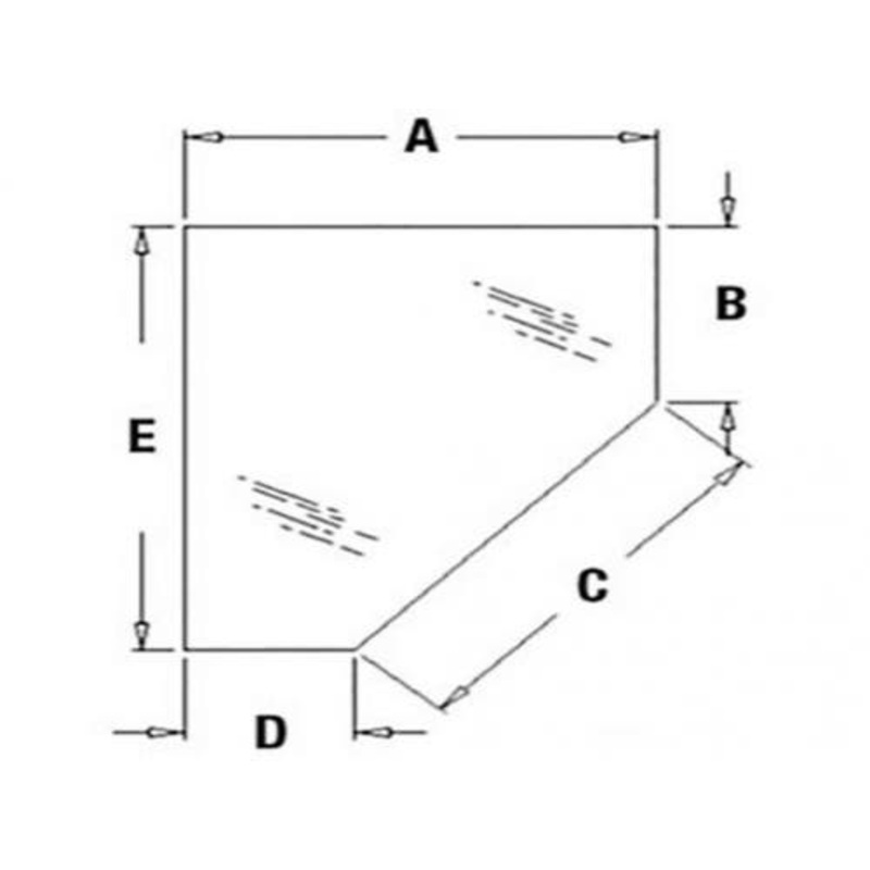 Cab Glass - Door Lower Right Hand fits Case 580M 580 Super M 590 580M 580 Super M 590 338428A1