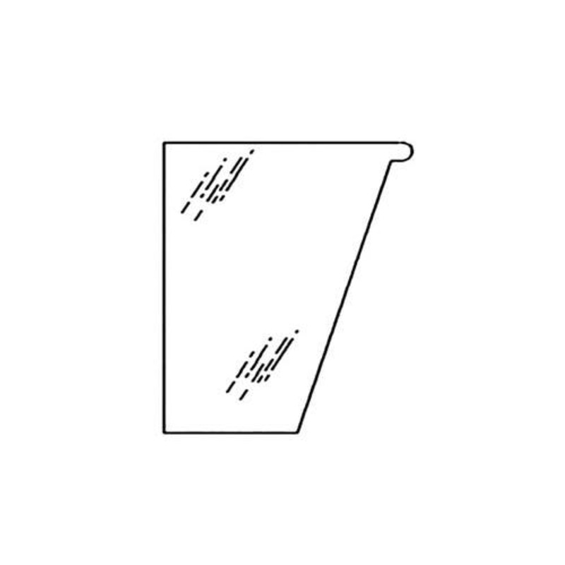 Cab Glass - Front Lower Right Hand fits Case 580M 580 Super M 590 580M 580 Super M 590 338423A1 448609A1