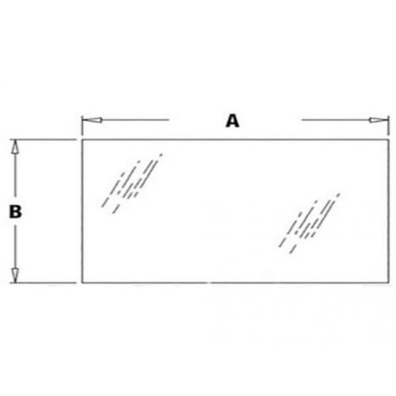 Cab Glass - Rear Lower fits Case 580D 580SD 580SE 680H 680K 680L 780B 780C 780D 580D 580SD 580SE 680H 680K 680L 780B 780C 780D F44630