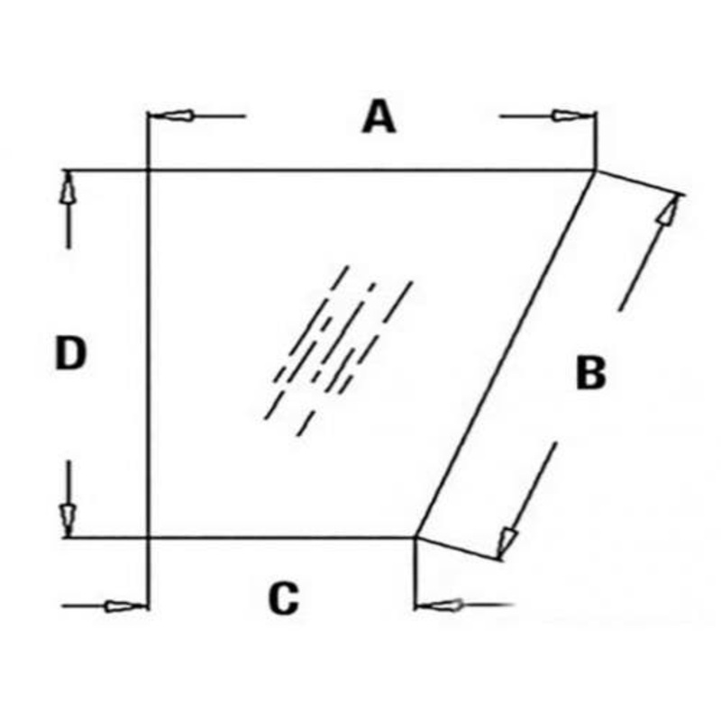 Cab Glass - Side Window Lower Right Hand fits John Deere 710D 300D 310D 310E 310SE 410E 710D 300D 310D 310E 310SE 315D 315SE 410D 410E 510D T147876