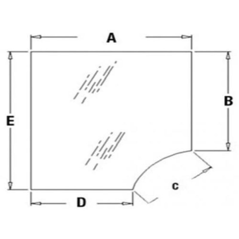 Cab Glass - Windshield fits John Deere 210 210C 310 310C 315 315C 315CH 410 410B 410C 415 415B 510 510B 510C 515B 610 610B 610C 710 710B 710C T69866