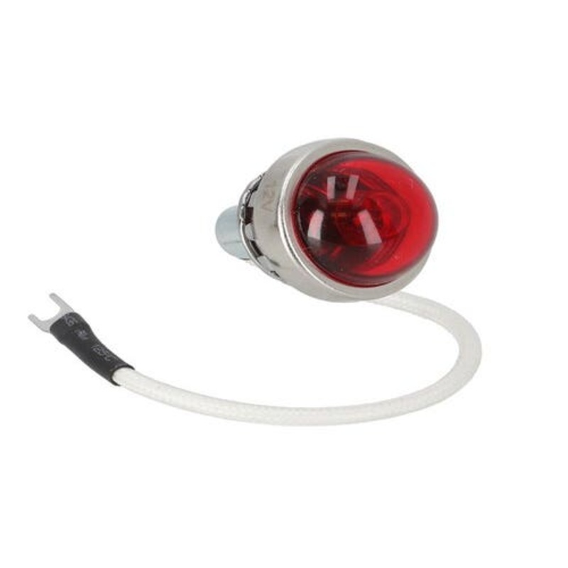 Lens Assembly - 12V Red Dot Jewel Round Cockshutt fits Case fits International H M 340 544311R1 fits Minneapolis Moline fits CockShutt / CO OP