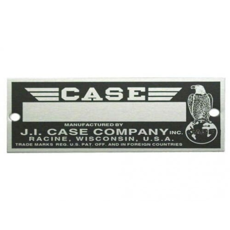 Serial Number Tag fits Case 500 D L S V 500
