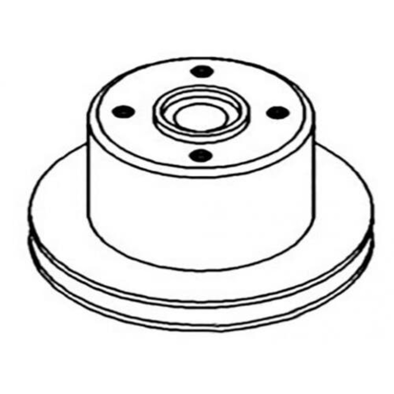 Water Pump Pulley fits Massey Ferguson 365 375 383 390 390T 393 398 4225 4235 4240 4243 4245 4253 4255 5300 383 390 3113V022 746727M1