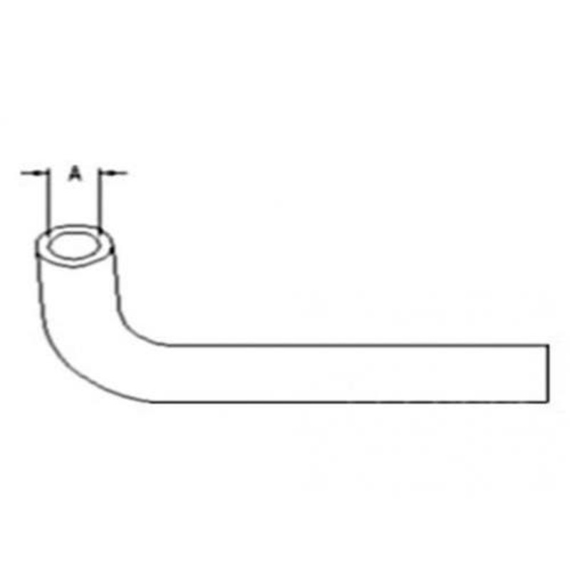 Radiator Hose - Drain fits Kubota B7500 B7510 B7610 6A320-58690