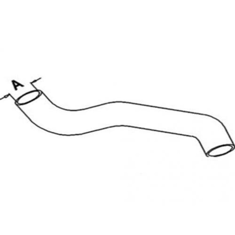 Radiator Hose - Lower fits John Deere 6200 6300 6200L 6300L 6400L 6500L L111275