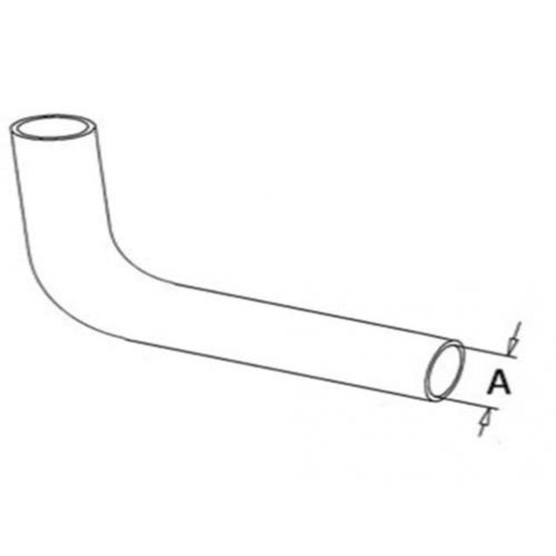 Radiator Hose - Upper fits Ford 5640 6640 7740 F0NN8260CA fits New Holland 81862934 D0NN8260CA