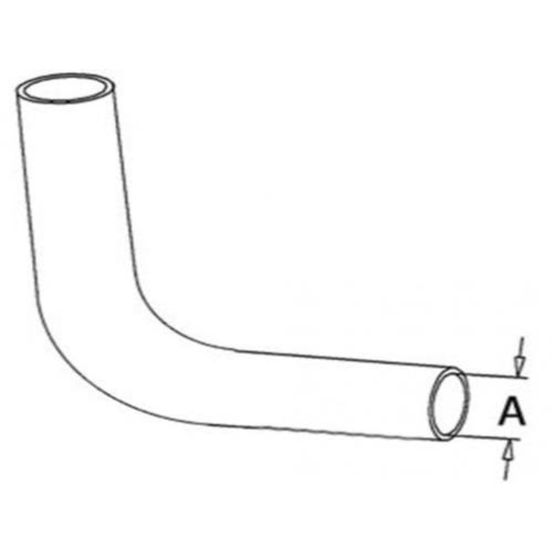 Radiator Hose - Upper fits Ford TW10 TW20 TW30 D8NN8260BB