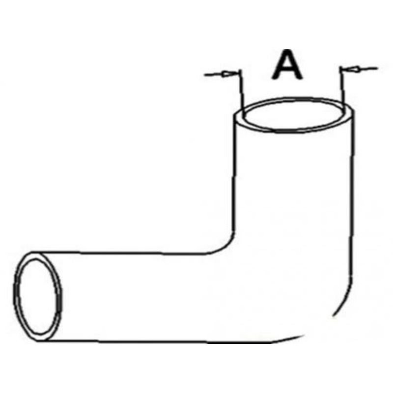 Radiator Hose - Upper fits John Deere 3055 4960 5200 5300 5400 R105074