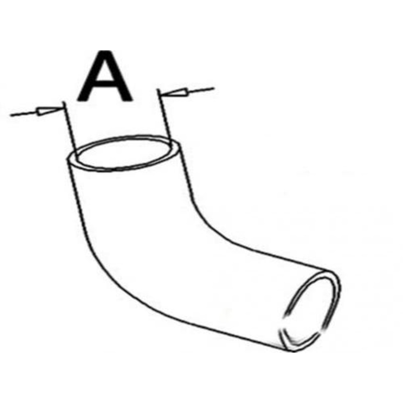 Radiator Hose - Upper fits New Holland 8010 83961073 fits Ford 7810 7810S E7NN8260AA
