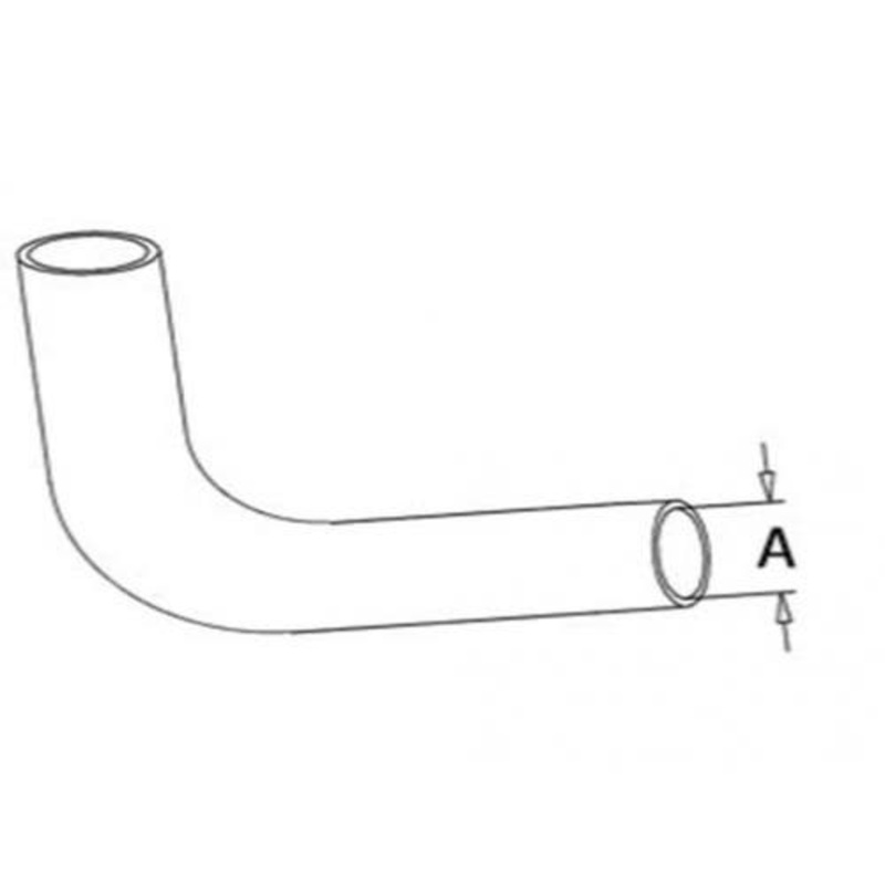 Radiator Hose Without Spigot - Upper fits Ford 3230 3430 3930 4630 F0NN8260AA