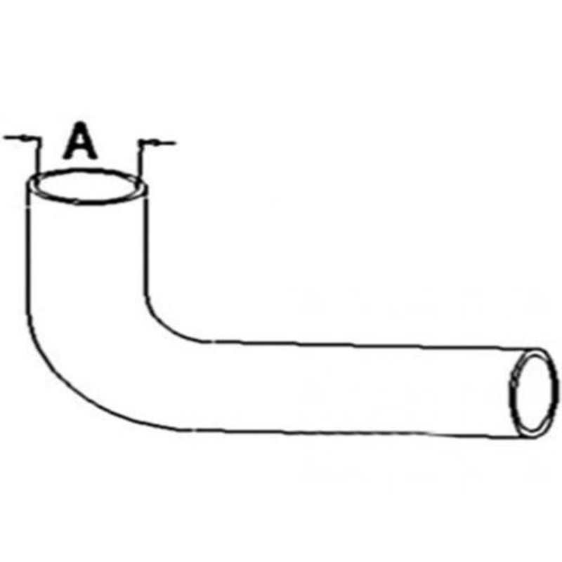 Upper Radiator Hose fits Case 2390 2394 2590 2594 3294 fits Case IH 3394 3594 A141495